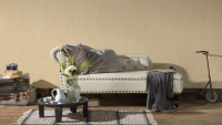 papier peint en vinyle beige classique uni romantico 413
