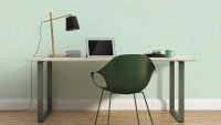 papier peint en vinyle vert moderne classique uni Jette 5 372