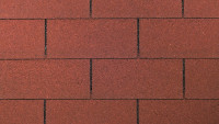 Bardeaux de toit Rectangle Rouge