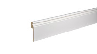 Baguette de recouvrement pour carrelage MDF 16x100x2500 mm, blanc Alt Berlin 10 x 70 mm