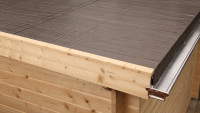Gouttière en aluminium pour caisson de toit 400 cm 1 FR