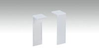 Pièce de jonction autocollante pour plinthe F100201M Modern White 18 x 50 mm - 2pcs.