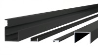 planeo Build Kit de montage pour clôture pare-vue 19-23 mm RAL 7016