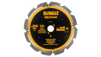 DeWalt lame de scie circulaire Diamond PCD 250mm 12 dents - tige 30mm