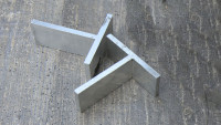 planeo entretoise en T en aluminium pour terrasses HPL