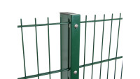 Voir le poteau de protection type WSP vert mousse pour clôture à double maille