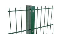 Voir le poteau de protection type WSP vert mousse pour clôture à double maille