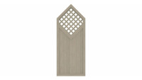 planeo Basic - Brise vue Type D 90 x 225 cm Chêne de Sheffield