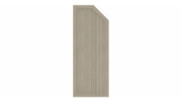 planeo Basic - Brise vue Type E droite 70 x 180 cm Chêne de Sheffield