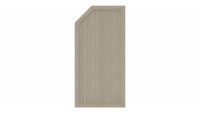 planeo Basic - Brise vue Type E gauche 90 x 180 cm Chêne de Sheffield