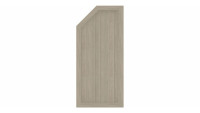 planeo Basic - Brise vue Type L gauche 70 x 150 cm Chêne de Sheffield