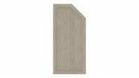 planeo Basic - Brise vue Type L droite 70 x 150 cm Chêne de Sheffield