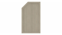 planeo Basic - Brise vue Type L gauche 90 x 150 cm Chêne de Sheffield