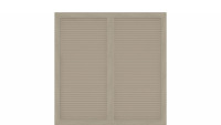 planeo Basic - Brise vue Type U 150 x 150 cm Chêne de Sheffield