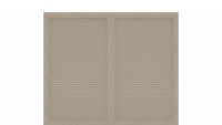planeo Basic - Brise vue Type U 180 x 150 cm Chêne de Sheffield