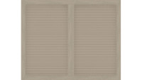 planeo Basic - Brise vue Type V 150 x 120 cm Chêne de Sheffield