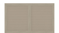 planeo Basic - Brise vue Type L 150 x 90 cm Chêne de Sheffield