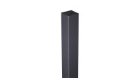 planeo Viento - poteau de but en aluminium spécialement renforcé pour la pose dans le béton anthracite DB703 240cm incl. capuchon