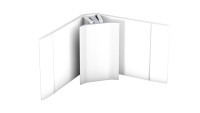 Système de profilés muraux planeo Angle intérieur 269 - 260 cm