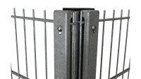 Poteaux d'angle pour grillage type WSP Galvanisé à chaud pour clôture à double maille
