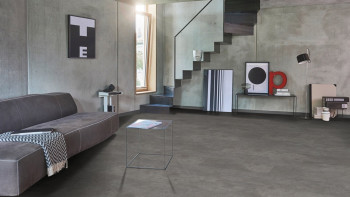 Stratifié Parador - Trendtime 5 Béton gris foncé Structure de pierre Mini-biseau