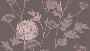 papier peint en vinyle brun fleurs modernes & nature Vie 4 939