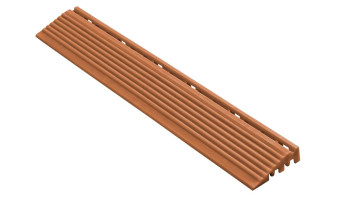 planeo partie latérale pour carreaux de terrasse à clipser 40 x 40 cm - terracotta