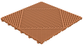 planeo carreau de terrasse en plastique - Terracotta