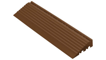 planeo partie latérale pour carreaux de terrasse à clipser 30 x 30 cm - marron avec stylo