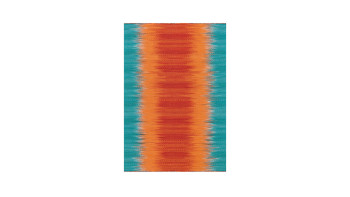 tapis planeo - Sunset 8070 Orange / Bleu