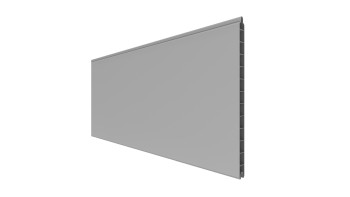 planeo Gardence Simply - Profilé simple gris argenté