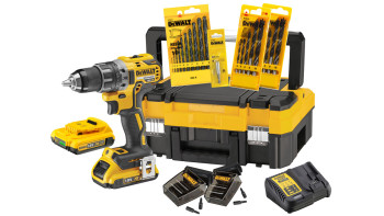 DeWALT set de perceuses et tournevis sans fil 18V DCK791 - 2 x 2Ah batterie + 71 pcs. accessoires