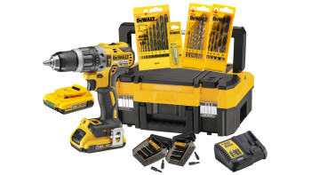 DeWALT 18V batterie impact drill Set DCK796 - 2 x 2Ah Batterie + 71 pcs. accessoires