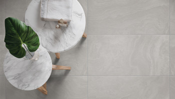 planeo DIYTile carrelage intérieur sol marbre - 45 x 90 x 12 mm gris PT