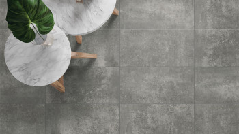 planeo DIYTile carrelage intérieur sol béton - 30 x 60 x 12,5 mm basalte PT