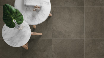 planeo DIYTile carrelage intérieur sol ardoise - 60 x 60 x 12 mm brun terre PT