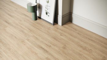 planeo rigide Sol PVC clipsable - SolutionX 2in1 Chêne clair | Isolation phonique intégrée (ECF-0057)