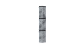 Zierer angle aspect pierre de carrière pour BS1 - 54 x 54 x 345 mm signal gris flammé en PRV