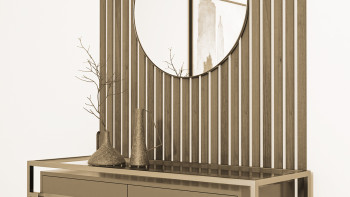 Skaben Panneau acoustique SilentWall Easy-Sticks - Chêne Rustique - 250 x 3,45 cm