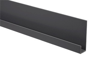 Trespa Proface profilé d'extrémité - Slate Ebony 3000 mm