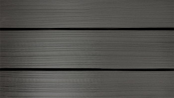 planeo Fassado - Latte WPC en losange revêtement de façade anthracite