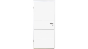planeo Porte intérieure laquée Laque 2.0 - Mailo 9010 Laque blanche