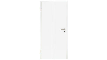 planeo Porte intérieure laquée Laque 2.0 - Melf 9010 Laque blanche