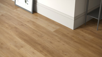 planeo Vinyle à clic rigide - SMARTline Brown Rustik Oak | Isolation phonique intégrée (NF-SL-588)