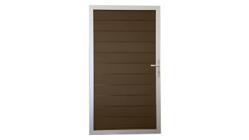 planeo Gardence Strong - Porte composite universelle Terra avec cadre aluminium