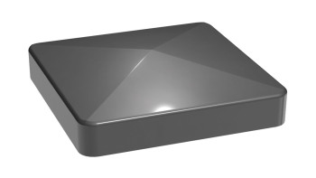 planeo Alumino post cap gris anthracite 9x9cm