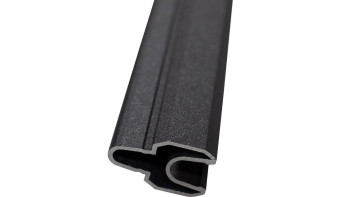 planeo Solid Grande - profilé de pilastre anthracite revêtu par poudre