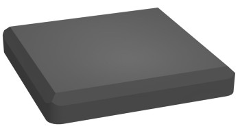 planeo Solid - Post cap anthracite