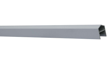 planeo Gardence Strong - Profilé de finition élément Oblique gris argenté
