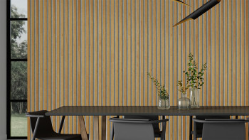 Skaben Panneau acoustique SilentWall Pro - Chêne rustique - 250 x 60 cm